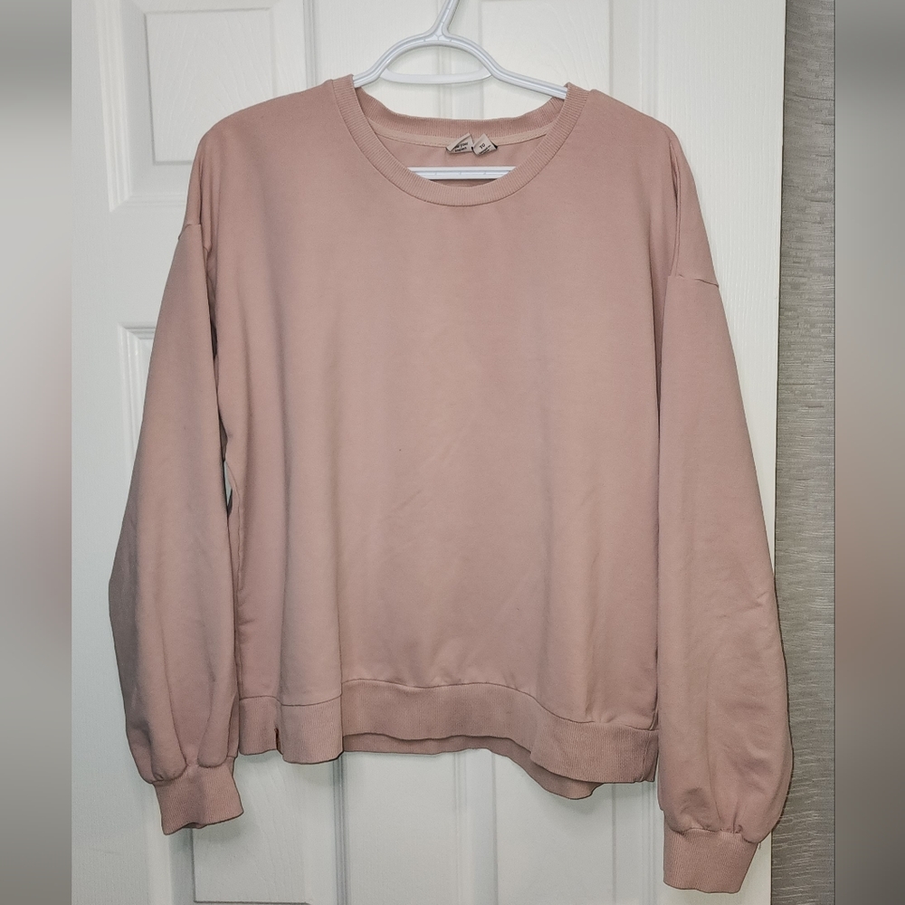 tentree Dusty Pink Crewneck Sweatshirt